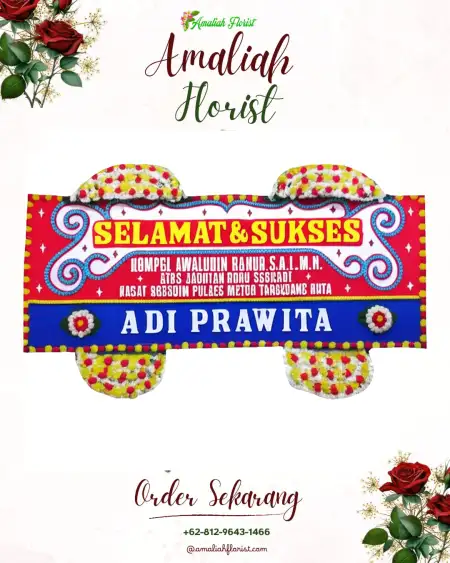 Papan Bunga Ucapan Selamat Sumo